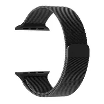 Pulseira Milanese Loop 4LIFE para Apple Watch 42/44MM - Preto