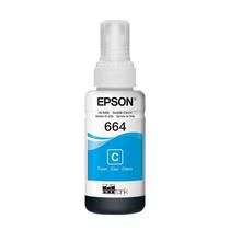 Tinta Epson T664 com 70ML / L1XX / L2XX / L3XX / L5XX - Ciano