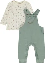 Conjunto de Macacão para Bebê Orchestra Hnayiz-Ecr - Masculino (2 Peças)
