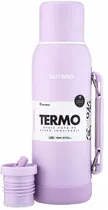 Garrafa Térmica Terrano 1L com Base de Silicone - Lila