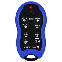 Controle Remoto Stetsom SX2 - Longa Distância - Universal - 500M - Preto e Azul