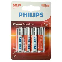 Pila Alcalina Philips AA LR6-P4B/97 PACK-4  Pila Alcali...