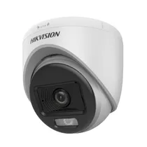 Câmera Híbrida Inteligente com Colorvu e Turret Fixo Interno