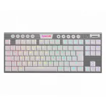 Teclado Redragon Horus TKL K622W-RGB-SP Switch Red - Branco
