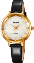 Relógio Skmei 2170 GDBK Ouro/Preto - Feminino