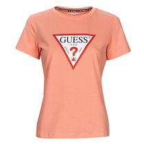 Camiseta Femenino Guess Logo Mangas Cortas