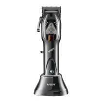 Cortador de Cabelo VGR V-653 Kit Pro/Rec Motor Magnetico Gray