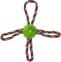 Brinquedo de Corda para Cães Verde 23CM - Pawise Fetch & Play 14547