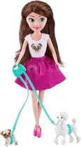 Boneca Sparkle Girlz Dog Walker Zuru - 10065
