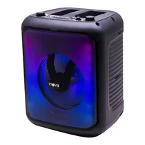 Speaker / Caixa de Som Portatil Inova RAD-0036 Remix P1 / 8" / 20W / com Microfone / USB / TF / FM / Bluetooth - Preto