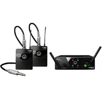 Sistema Sem Fio Akg WMS40 Mini Dual para Instrumentos - Preto
