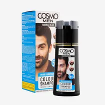 Shampoo para Barba Cosmo Men Colour Natural Black 180ML