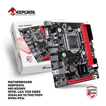 Placa Mãe 1150 Keepdata H81-KDGNV 2XDDR3, 1XM.2 Nvme, 1XVGA D-Sub, 1XHDMI, 2XUSB-A 3.0, 4XUSB-A 2.0, 1XRJ45 Gigabit, 1XAUDIO, M-ATX  Placa Mãe 1...
