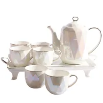 Conjunto de Porcelana para Cha e Café 8PÇ.