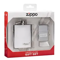 Clipper Encendedor Encendedor Zippo Lighter Flask Gift Set
