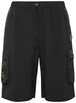Short Philipp Plein Sport Paec MJT2616 SXV005N 0294 Cargo Laminated Masculino