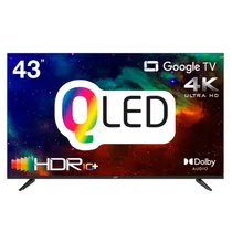Smart TV JVC 43KB758 43" 4K Ultra HD Google TV - Preto