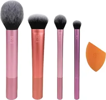 Kit de Pincéis Real Techniques 1786 4 Peças + 1 Esponja de Maquiagem
