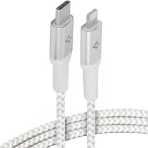 Cabo USB-C para Lightning Spigen ACA04193 - Branco 1,2 Metros