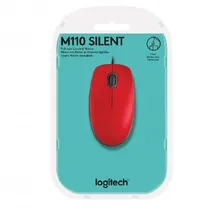 Mouse USB Logitech M110 Vermelho 910-005492