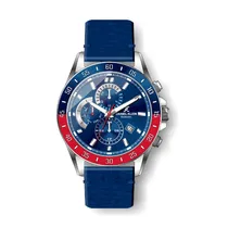 Relógio Analógico Masculino Daniel Klein Exclusive DK.1.12455-2 - Azul e Plata