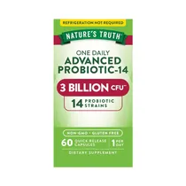 Vitaminas Nature's Truth PROBIOTIC-14 3 Billion 60 Cápsulas
