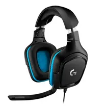 Fone Logitech G432 Preto/Azul 981-000769