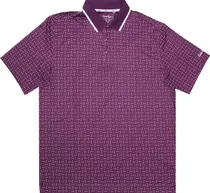 Outlet Camiseta Polo Walter Hagen MGA31322 Roxo Estampado - Masculina