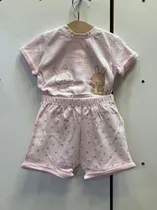 Chicco Fashion Set 2 PZ Camiseta c/ Pantalones Corto Tela 6M+ s/C