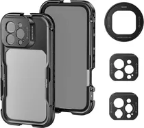 Gaiola para iPhone 16 Pro Max Neewer PA074 Metal Cage Kit - Black  Gaiola para...