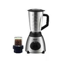 Liquidificador Raf Blender R.300 / 1.5 Litros / 45000RPM / 5 Velocidades + Pulsar / 220-240V ~ 50/ 60HZ - Preto/ Inox