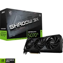 Placa de Vídeo MSI Geforce RTX 5070 Ti Shadow 3X Oc Edition 16 GB GDDR7