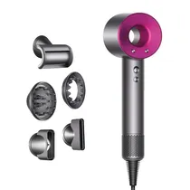 Secador de Cabelo Leafles Hair Dryer / 4 Temperaturas / 3 Velocidades / 110V - Cinza/ Rosa