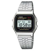 Relógio Unissex Digital Casio A-159W-N1DF Prateado