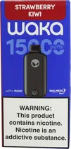 Vape Descartável Waka Strawberry Kiwi - 15000PUFFS