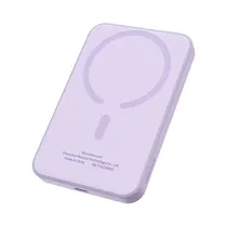 Cargador Portátil Magnético Mini Baseus P10022107513-00 5000MAH Lila