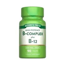 Vitamina Nature's Truth B-Complex Plus B-12 90 Tabletas