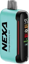 Vape Descartável Nexa Chicago Blueberry Mint - 20000 Puffs