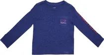 Outlet Camiseta Manga Longa Vineyard Vines 7V001595 Navy Feminina