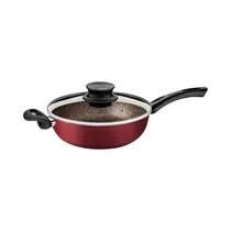 Sartén Con Tapa Tramontina Paris 28518/726 3.6L 26 CM Rojo