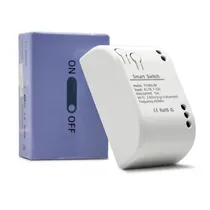 Interruptor Modulo Rele Inteligente Wifi 4LIFE Smart Switch Tywra-RF / 1CH / Wifi / Bluetooth / 10A - Branco