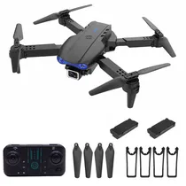 Mini Drone Quadcopter Cen Series No.2692 com 2 Baterias / HD / Dual Camera / App MRLFLY - Preto