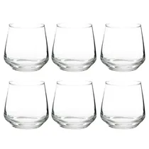 Conjunto com 6 Copos de Vidro 385ML