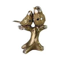 Figura Decorativa de Ave Concepts 437-4911394 19 CM Dorado
