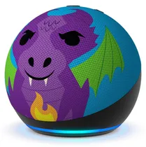 Amazon Echo Dot Alexa 5ª Geração - Kids Fire Dragon (2022)