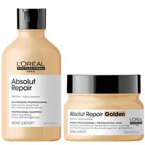 Kit Shampoo L'Oreal Serie Absolut Repair 300ML + Mascara Profissional 250ML