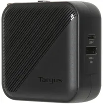 Carregador Targus APA803GL Gan 65 W USB-A + USB-C - Preto