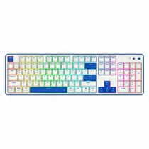Teclado Redragon K685WB RGB Switch Red Branco