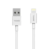 Cabo Yookie CB1 - USB/Lightning - 1 Metro - Branco  Cabo Yookie...