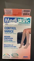 Servisalud Medias Medicadas Control de Várice, Rodilla Negro L Plastico s/C